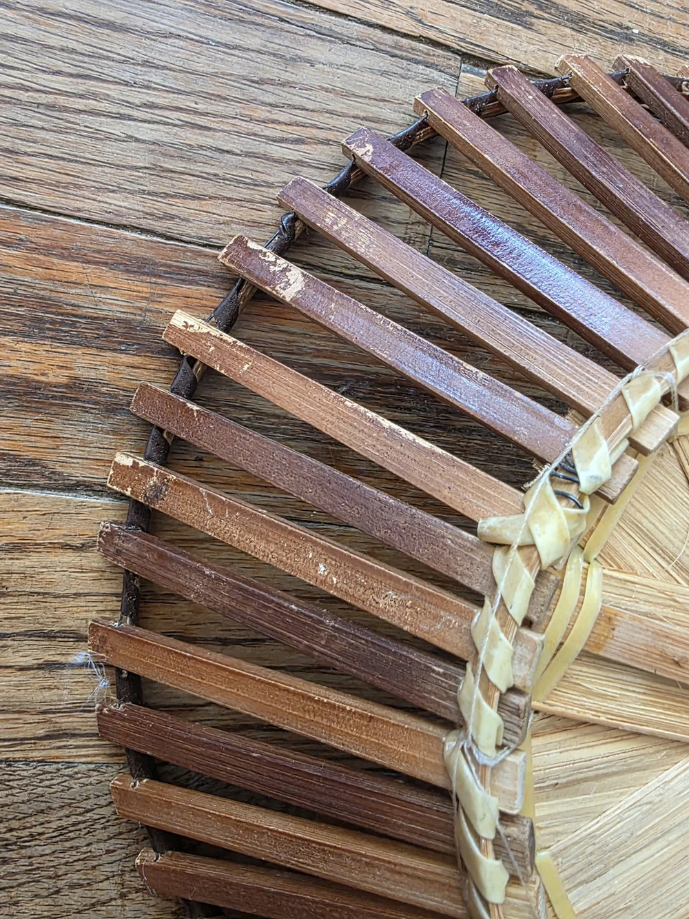 Handwoven Decorative Storage Basket in Natural Brown